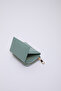 Green Shk177 Faux Leather 8 Compartments, Card Holder, Paper and Coin Compartment Snap Wallet - 5