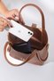 Kitten Bag Extra Front Lock Detail Women's Taba Shoulder Bag Width;30Cm Length;25Cm Width;12Cm - 3