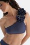 Plum One Shoulder Bikini Top - 5