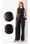 Back Tie Detailed Vest Double Suit