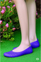 Zenne Moccasin Garden and Agriculture Women's Shoes 36-40 Purple