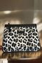 Black Leopard Special Design Women's Portfolio & Clutch Bag - 2
