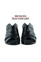 Bianca Black Genuine Leather Slippers - 5