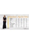 8028 Long Sleeve Back Chiffon Sweep Train Evening Dress Black - 4