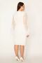 Women's Plus Size Bone Front Gathered and Lace Detailed Lined Evening Dress 65n32510 - 4