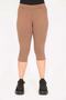 Women's Large Size Mink Leggings with Front Decoration and Back Pocket 65n35202 - 3
