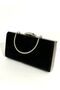 Women's Snake Black Evening Dress Clutch Chain Strap Hand Wedding Engagement Night Shoulder Bag - 5