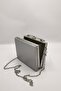 Women's Silver Fabric Evening Dress Clutch Bag - 5
