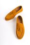 Mubiano Genuine Leather Collection Women's Suede Loafer & Ballet Ballet Mustard -Mckry1410-Hrd - 7