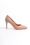 Mubiano Genuine Leather Collection Women's Heeled Stiletto & Shoes Nude -Mcrgn80125-N - 5