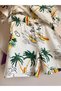 Boy's Snoopy Peanuts Printed Cotton Buttoned Collar, Elastic Waist Belted Shorts Set of Two - 4