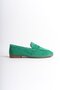 Mubiano Genuine Leather Collection Women's Suede Loafer & Ballerina Green -Mcmng2103-Y - 8