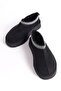 MB4040-S Women's Winter Thick Sole Furry Suede Black Slippers & Home Shoes - 6