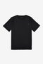 100% Cotton Printed Basic T-Shirt-Black