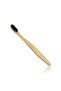 100% Natural Children's Bamboo Toothbrush_Black Color_Soft_Soft_Single
