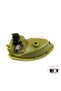 Left Interior Door Handle for Renault Kangoo Twingo Mk1 Nissan Kubistar X76 8200259376 Mustard Olive Green - 4