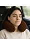 Pabtex U Pillow Shaped Plush Neck Support Comfortable Sleeping Experience - 3