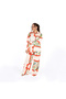 Co-Ord Set – Graphic Box and Floral Printed Shirt and Pant in Cotton-Polyester Blend. - 2