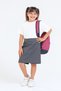 Girl's Drawstring Waist School Camisole Shorts Skirt Gray G2025-1