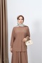 بدلة تنورة ساندي مريحة - 3