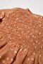 Baby Girl Floral Long Sleeve Buttoned Twill Dress D2543A524Au - 2