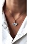 Sea Shell Motif Water Drop Steel Necklace - 2