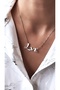 Love Written Heart Motif Steel Necklace - 2