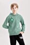 سويت شيرت سميك مطبوع عليه هودي من Green Nba Boston Celtics للأولاد D3124a824au - 3