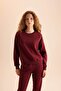 Regular Fit Basic Thick Fleece-Lined Tracksuit Set D8022axns - 3