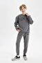 Boy's Printed Elastic Waist Leg Pocket Jogger School Sweatpants D1647A824Au