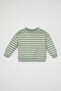 Baby Boy Crew Neck Striped Sweatshirt D0699A524Au
