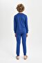 %100 Cotton Batman Long Sleeve Top Long Bottom 2-Piece Pajama Set Boy's D5093A824Wn - 6