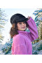 حافظ على أسلوبك مع Pabtex Keep Warm: قبعة بيسبول نسائية من القطيفة - 4