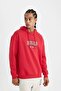 Fit Red Nba Chicago Bulls Oversize Wide Fit Hooded Sweatshirt C9269Ax24Au - 4
