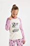 Girls' Pajama Set Powerpuff Girls Long Sleeve Top Long Bottom - 4