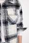 Boy Oversize Wide Fit Polo Neck Flannel Checked Shirt C9076A824Wn - 8