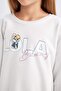 سويت شيرت بناتي رمادي - D2985a8/gr293 - 6