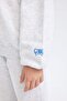 Girl's Nba Wordmark Oversize Wide Fit Crew Neck Sweatshirt C9507A824Au - 6