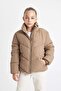 Girl - Water Repellent Fleece Lined Puffer Jacket C5391A824Au - 4