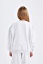 Girl's Nba Wordmark Oversize Wide Fit Crew Neck Sweatshirt C9507A824Au - 7