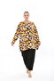 تونيك نسائي من الليكرا الفيسكوز مقاس كبير (مقاس الصدر 150 سم) - 2