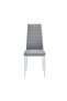 Yattin 1+6 Glass Dining Set - White / Light Grey - 4