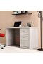 Saturn Office Desk - Grey Oak L120.7xW60.3xH78.4cm - 2