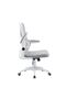 Nevel Mid-Back Office Chair - Grey/White, Stylish & Durable Seat, 3-Year Warranty - 61x63x103-113cm - 6