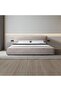 Delano 150x200 Queen Bed - Light Brown L234xW198xH87cm