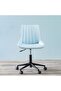 Corinna Mid Back Office Chair - Light Blue L55xW50xH94cm - 2