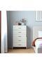 Barney Chest of 5 Drawers - Elegant Beige/Brown Bedroom Storage - Durable Wood with 2-Year Warranty - 8