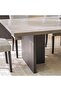 Pletora 1 + 8 Seater Dining Set - Cement Grey/Dark Oak - 4