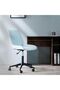 Corinna Mid Back Office Chair - Light Blue L55xW50xH94cm