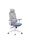 Norway High-Back Office Chair - Grey/White L69xW68xH120-130cm